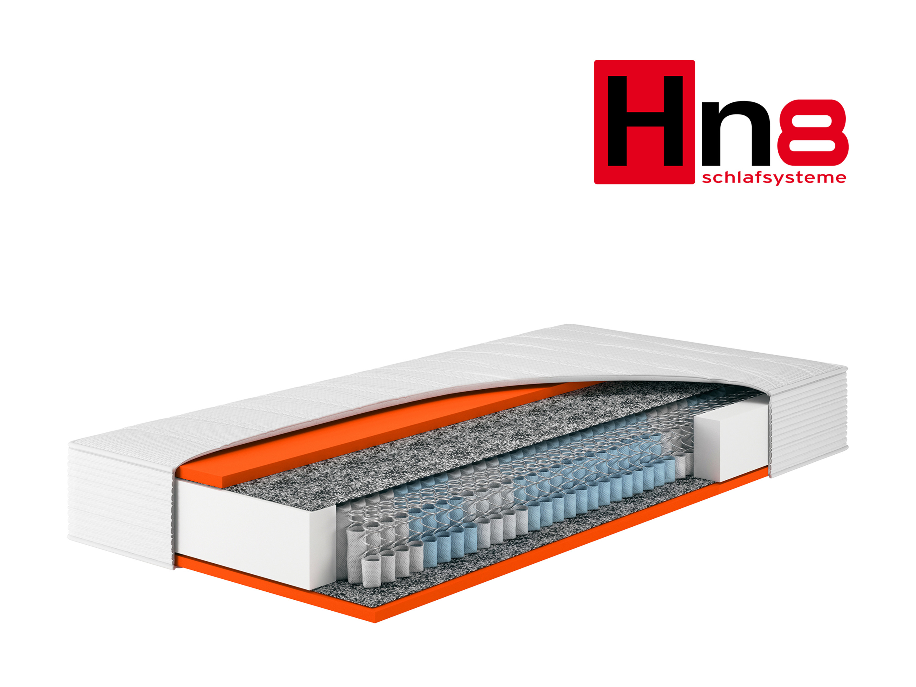 Hn8 Schlafsysteme Materac sprężynowy 7-strefowy Dynamic TFK H3, 90 x 200