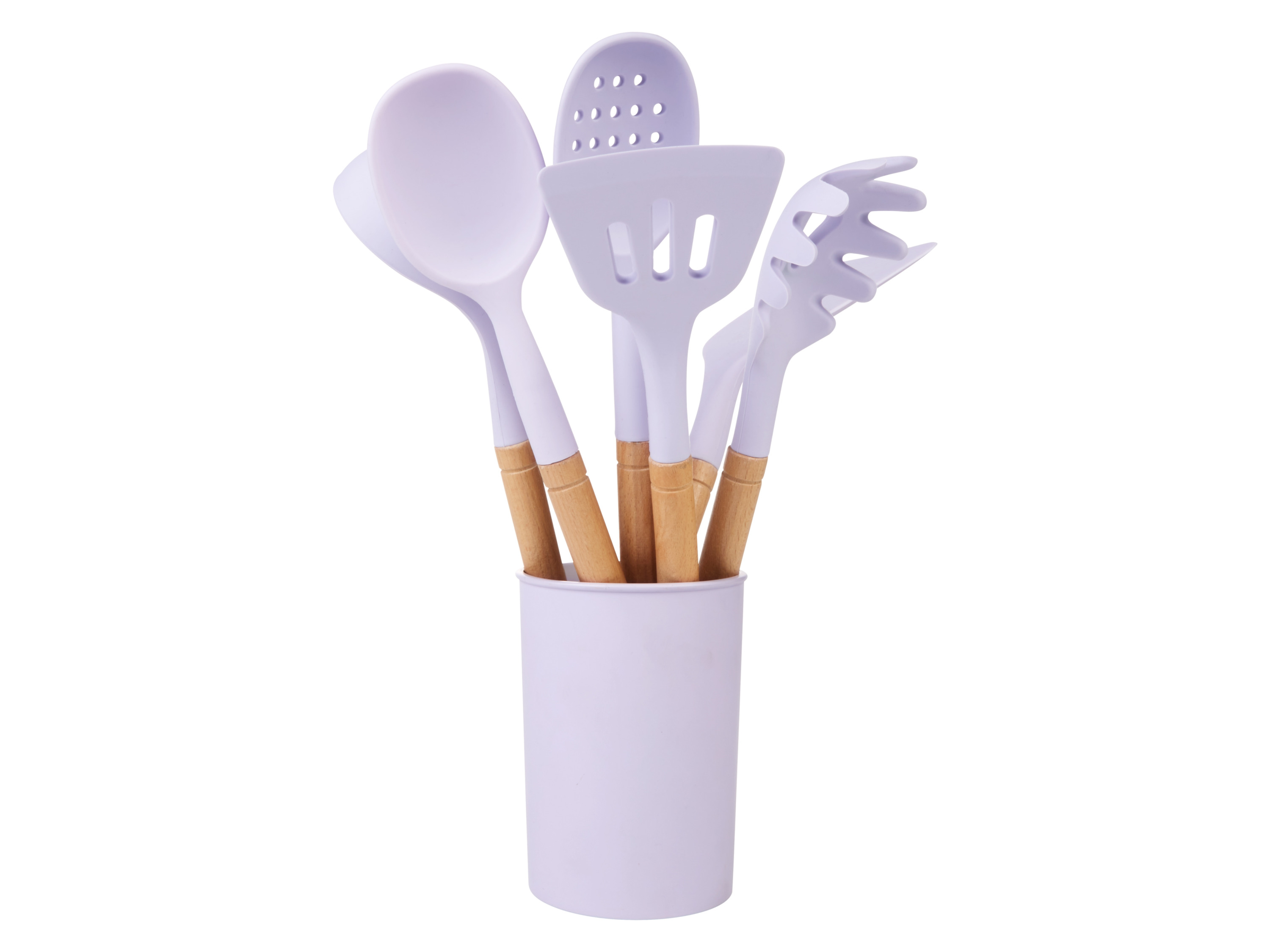 Livarno home Zestaw akcesoriów kuchennych, 7 elementów Fioletowy