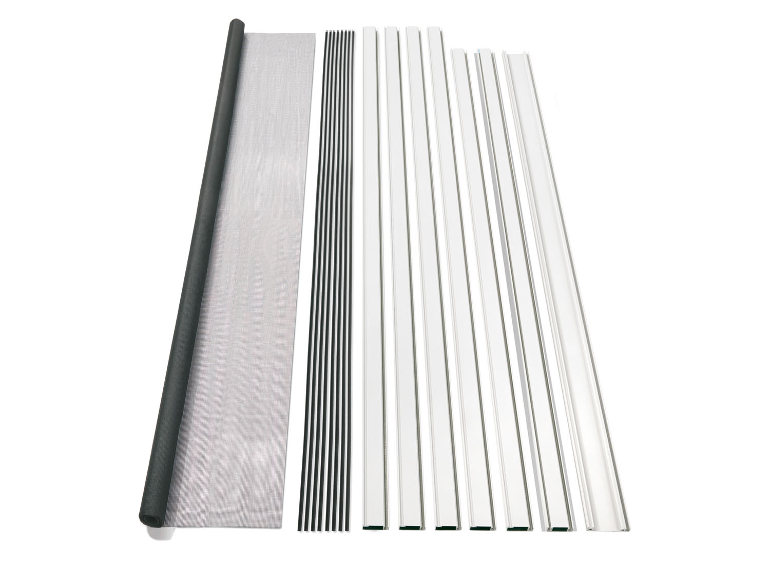 Livarno home Moskitiera drzwiowa z ramą aluminiową 100 x 210 cm Biały