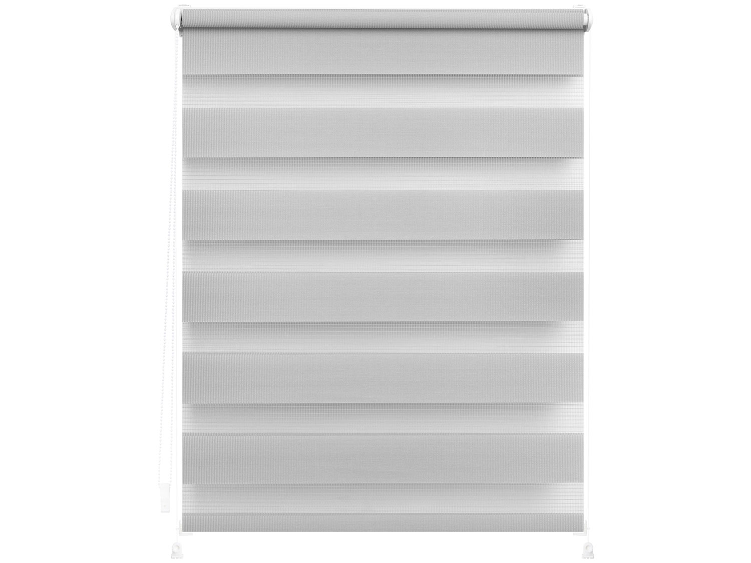 Lichtblick Roleta dzień/ noc Klemmfix, bez wiercenia, zaciemniająca, od 45 x 150 cm Szary, 90 x 220 cm