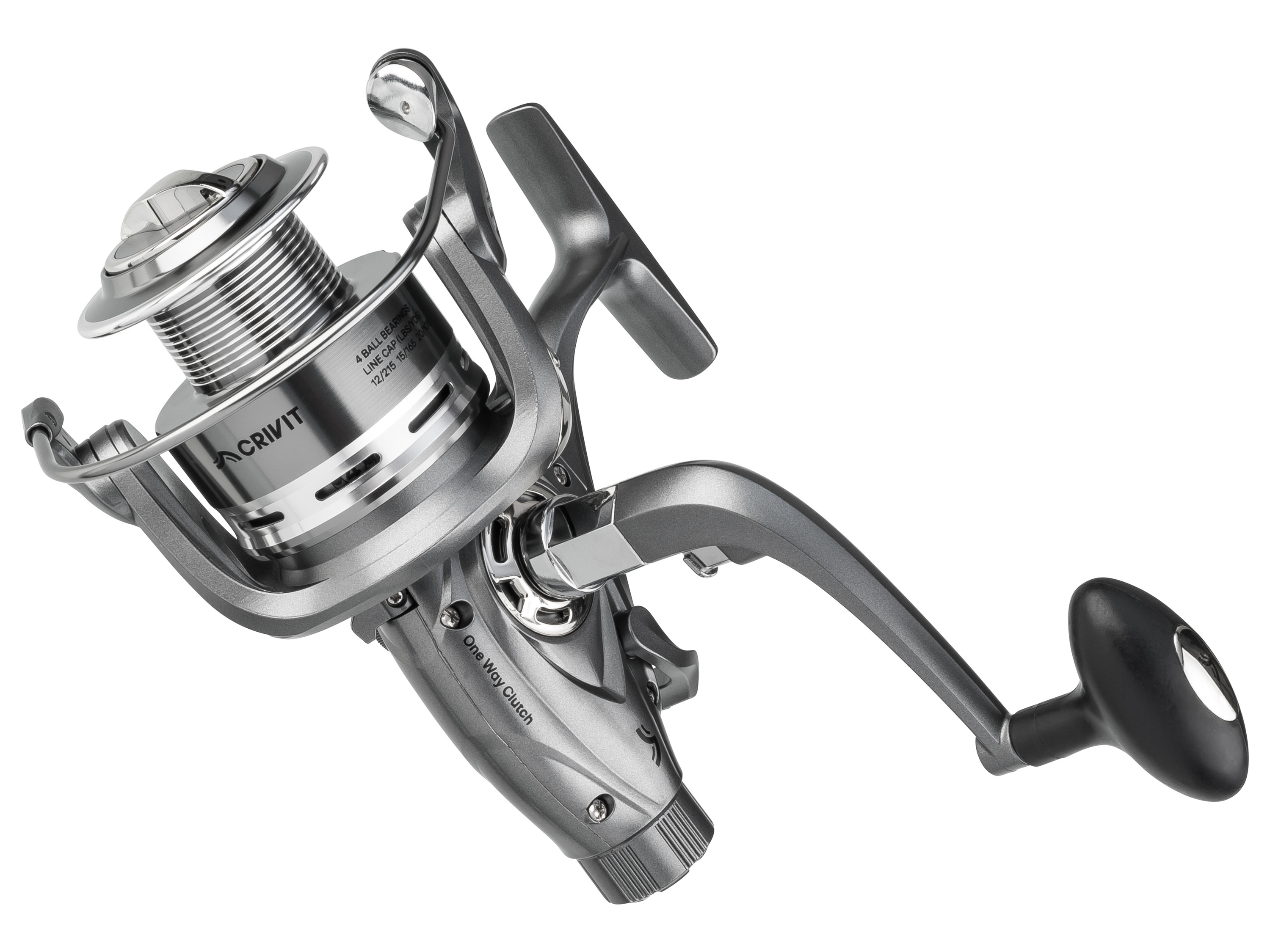 Crivit Kołowrotek z wolnym biegiem lub spinningowy Kołowrotek z wolnym biegiem 5000-S