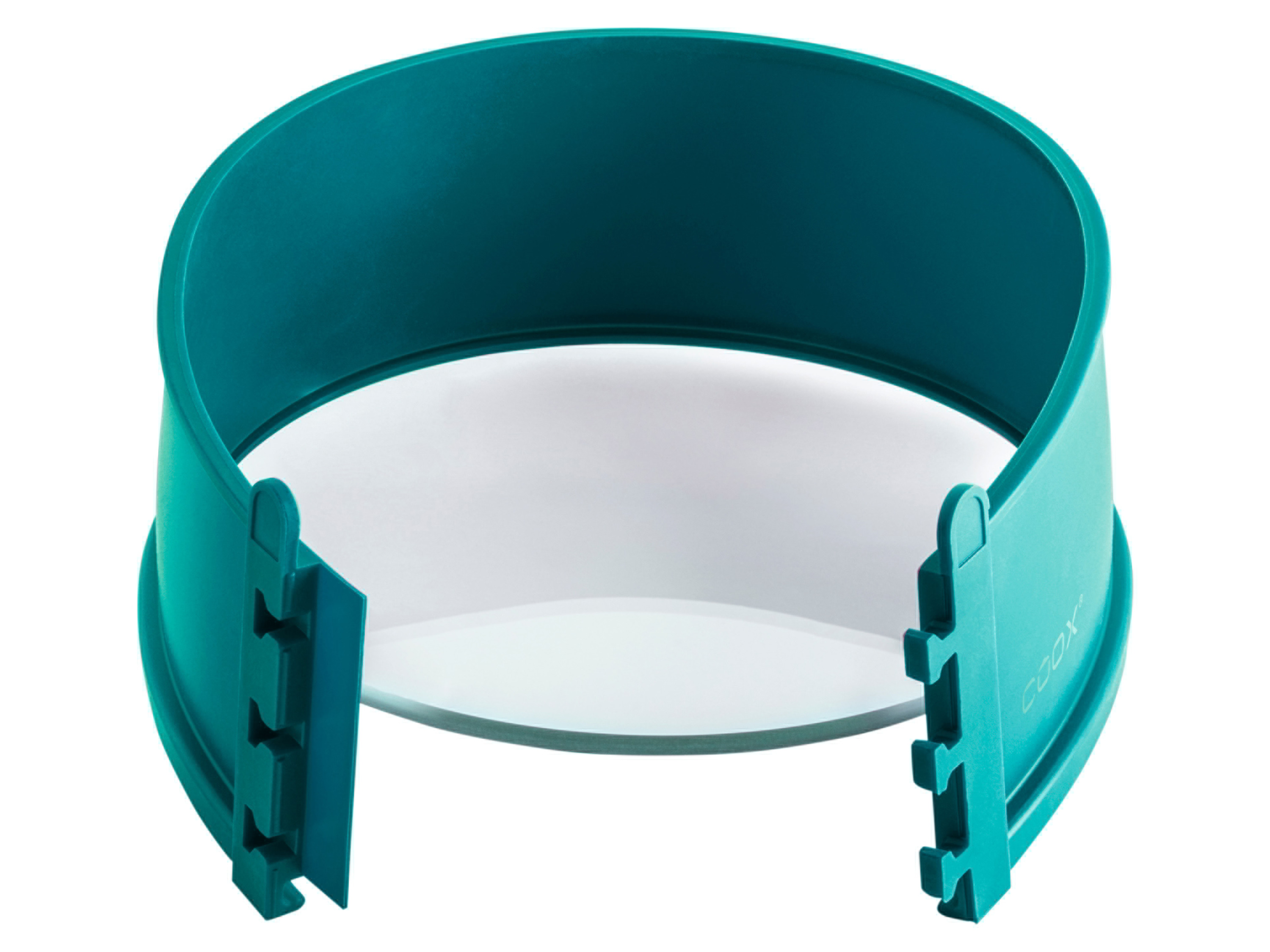 Coox Forma okrągła do ciasta ze szklanym dnem Zielony