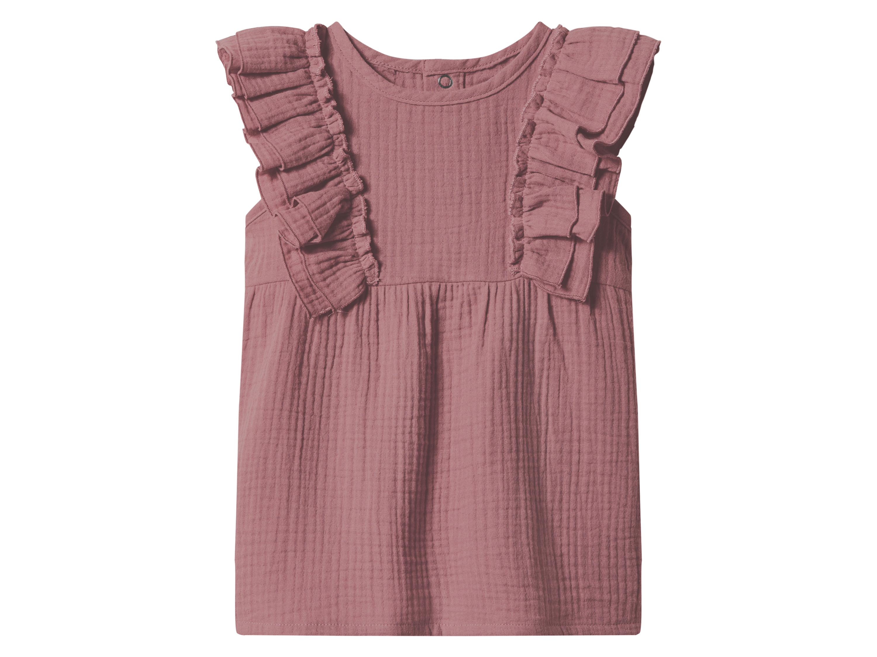 lupilu Sukienka muślinowa niemowlęca z bawełny Różowy, 62/68