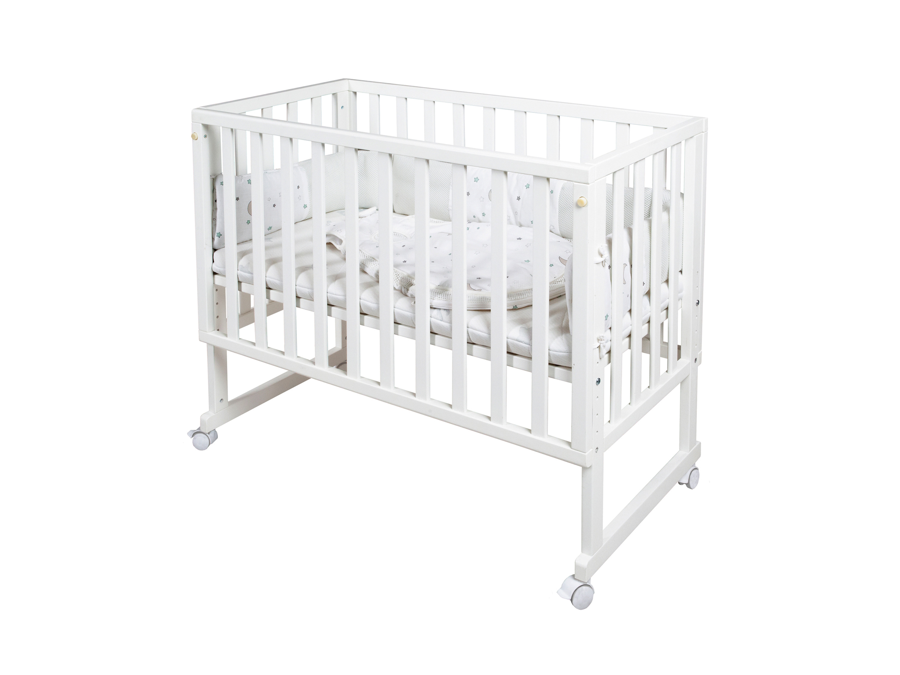 roba Łóżeczko dostawne 3w1 Biały