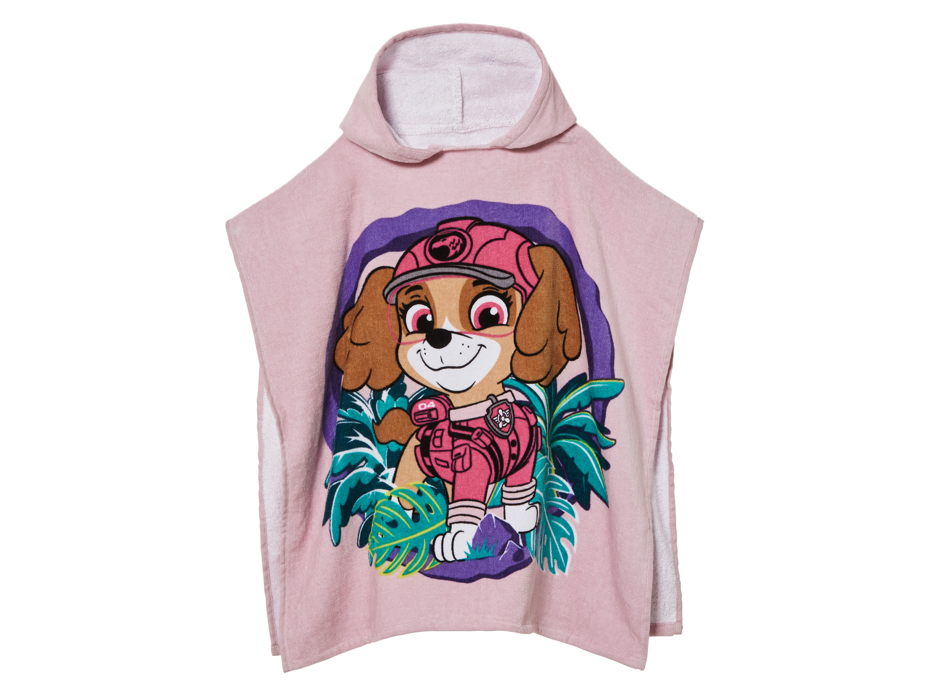 Ponczo kąpielowe lub ręcznik dziecięcy Ponczo/ różowy