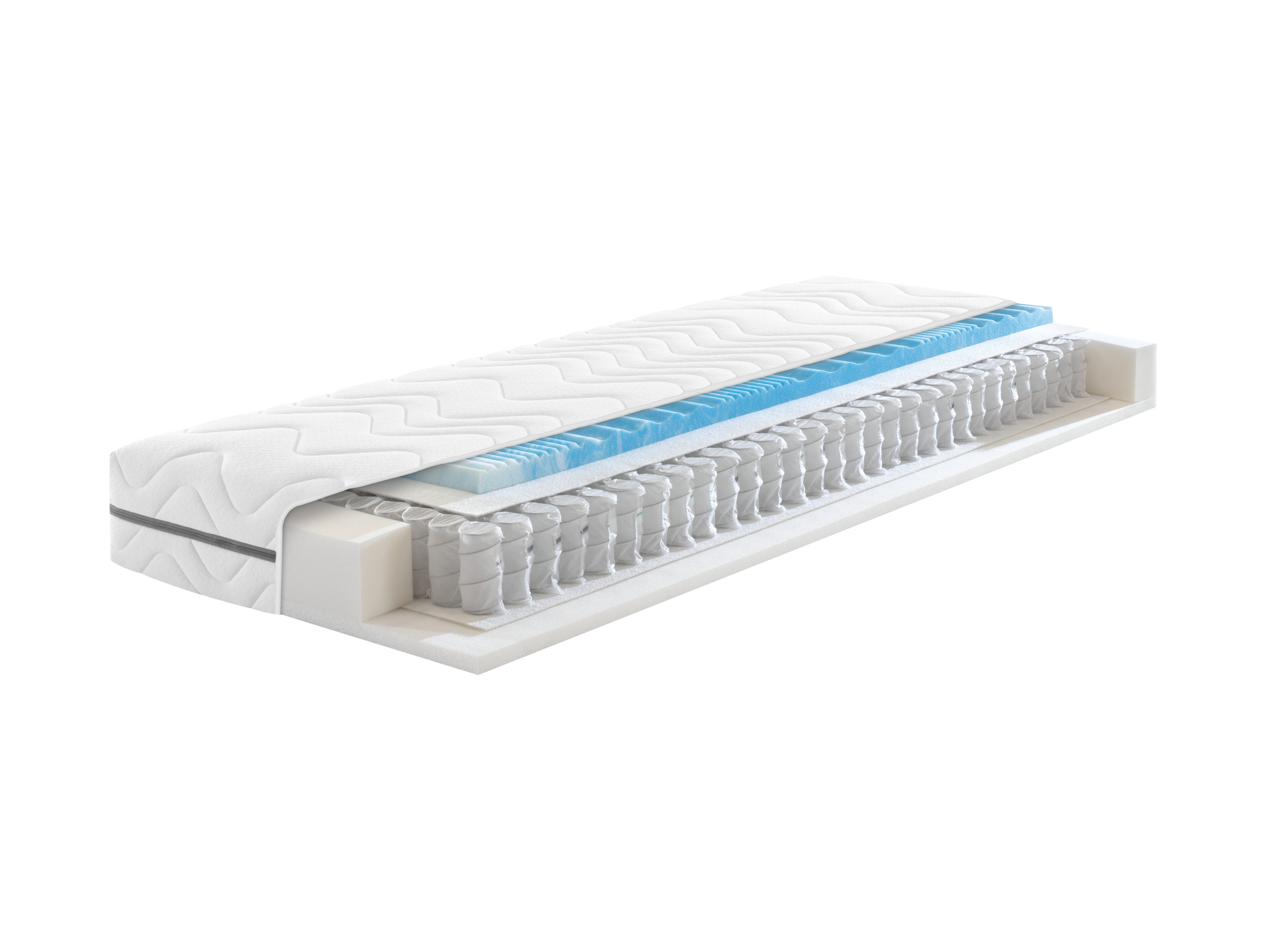 f.a.n. 7-strefowy materac kieszeniowy Gelart Solina Top T H3/H4, 90 x 200 cm