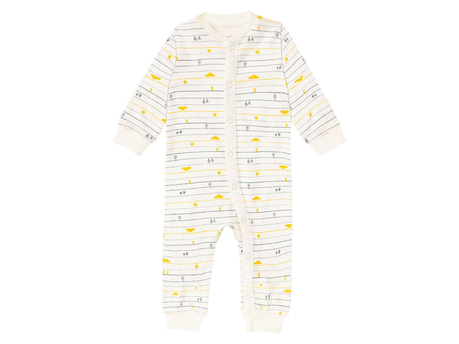 lupilu Pajacyk niemowlęcy z bawełny organicznej 86, Kremowy