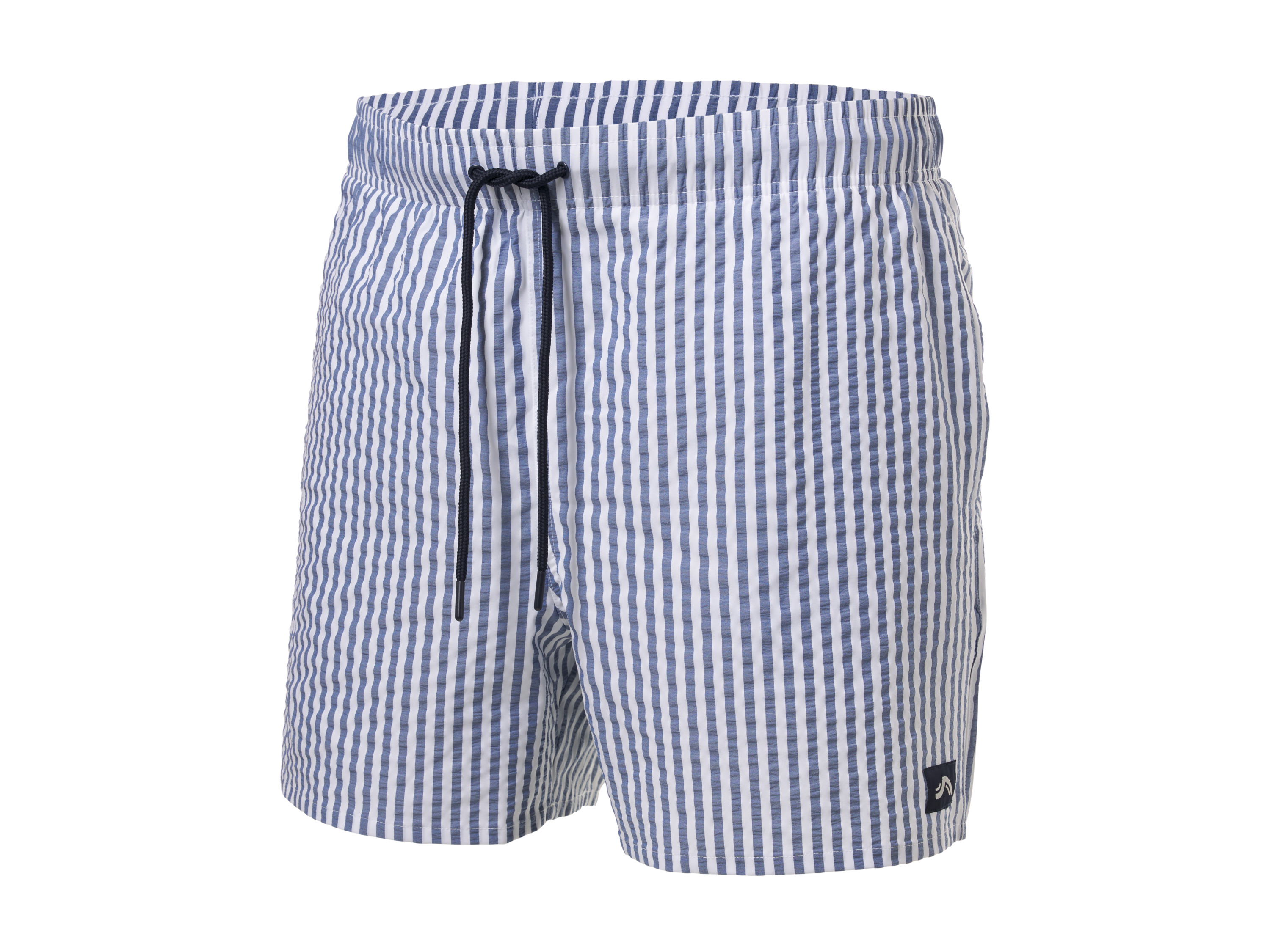 Crivit Szorty kąpielowe męskie Granatowy prążkowany, XXL 60/62