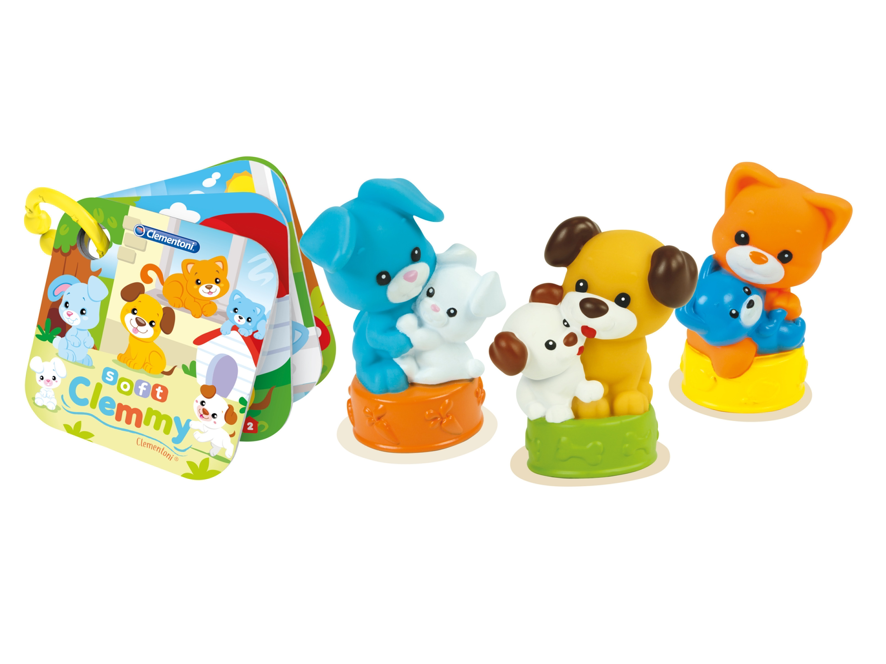 Clementoni Zestaw do zabawy z klockami Clemmy Sweet Animal Pets zestaw zwierzątek