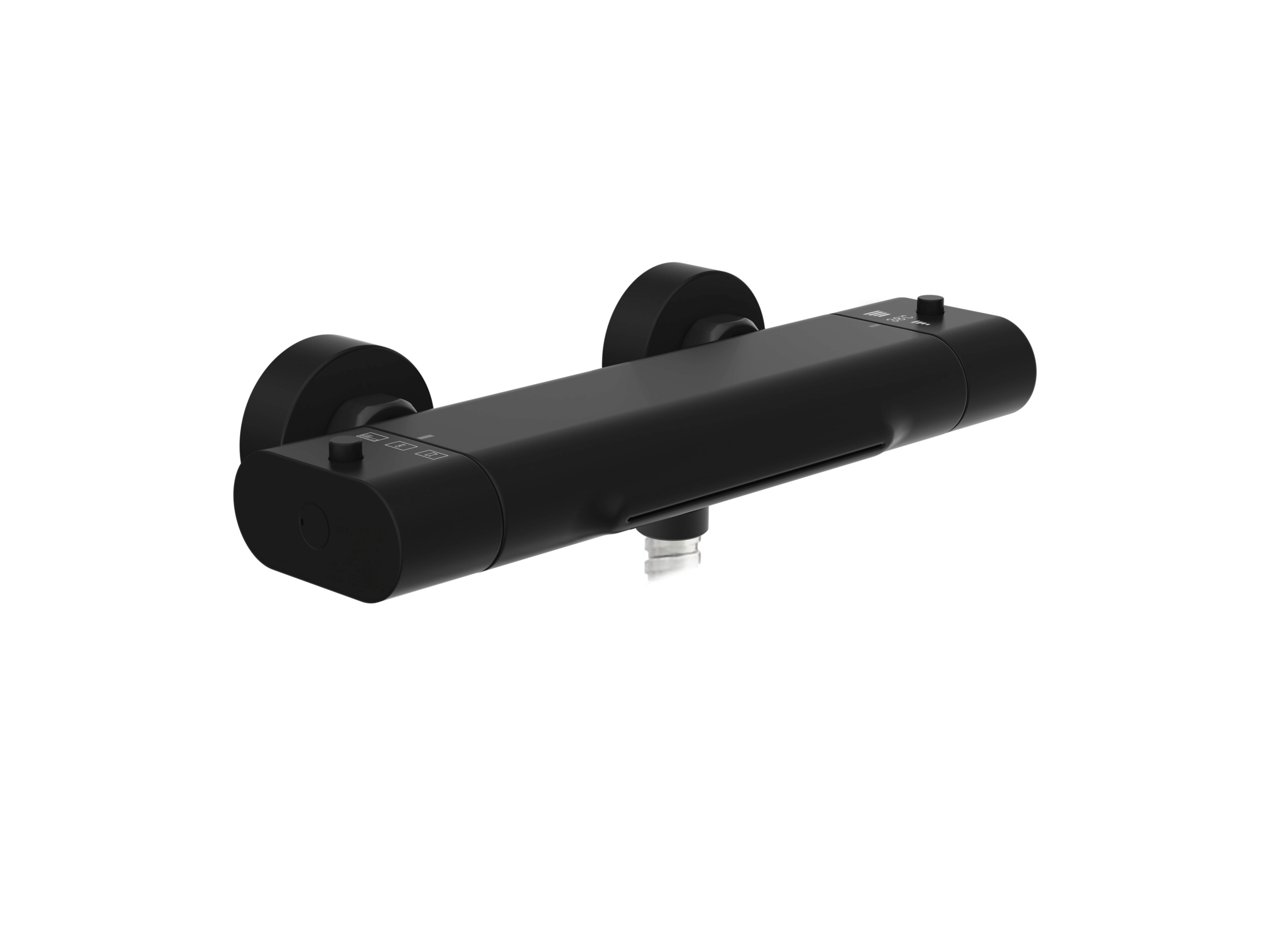 Eisl Bateria łazienkowa „Carneo”, z termostatem Bateria wannowa czarna