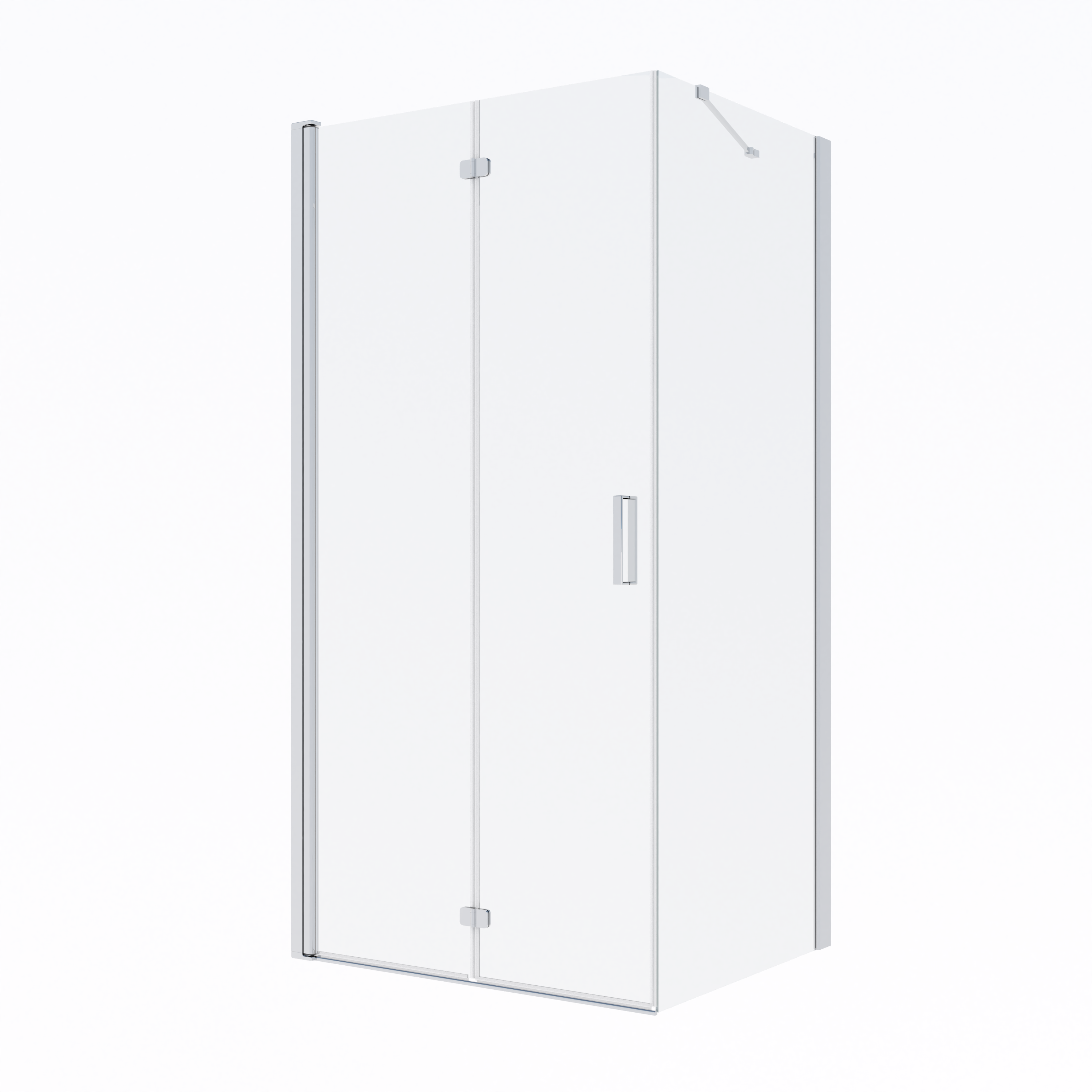 Darmowa Dostawa - Kabina prysznicowa 90x80 cm prostokątna chrom połysk/szkło przezroczyste Oltens Trana 20206100