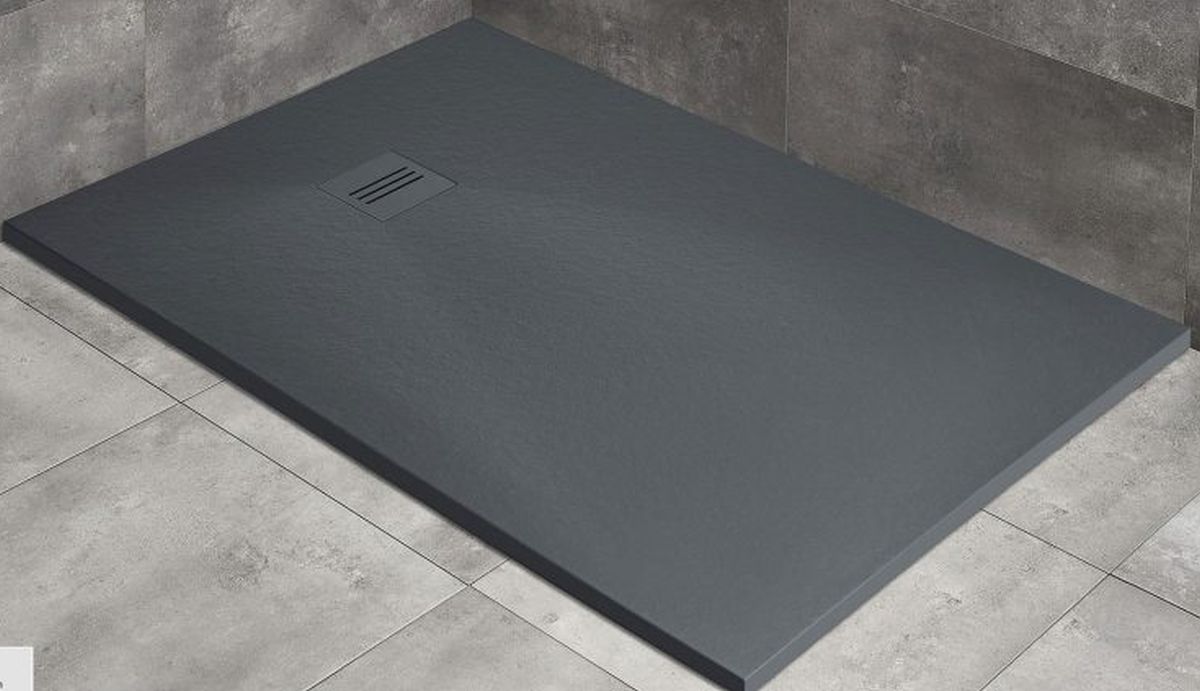 Darmowa Dostawa - Brodzik prostokątny 90x80 cm antracyt Radaway Kyntos F HKF908064