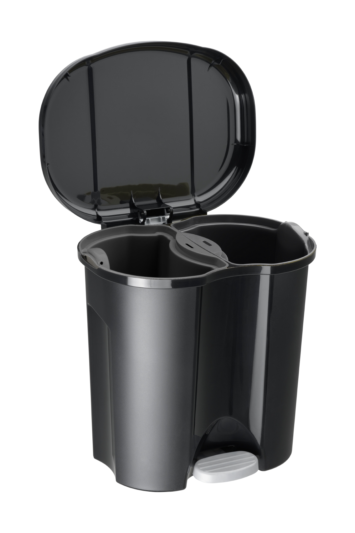 Darmowa Dostawa - Pojemnik na odpady 20 l czarny Rotho Duo Paso 1760108080