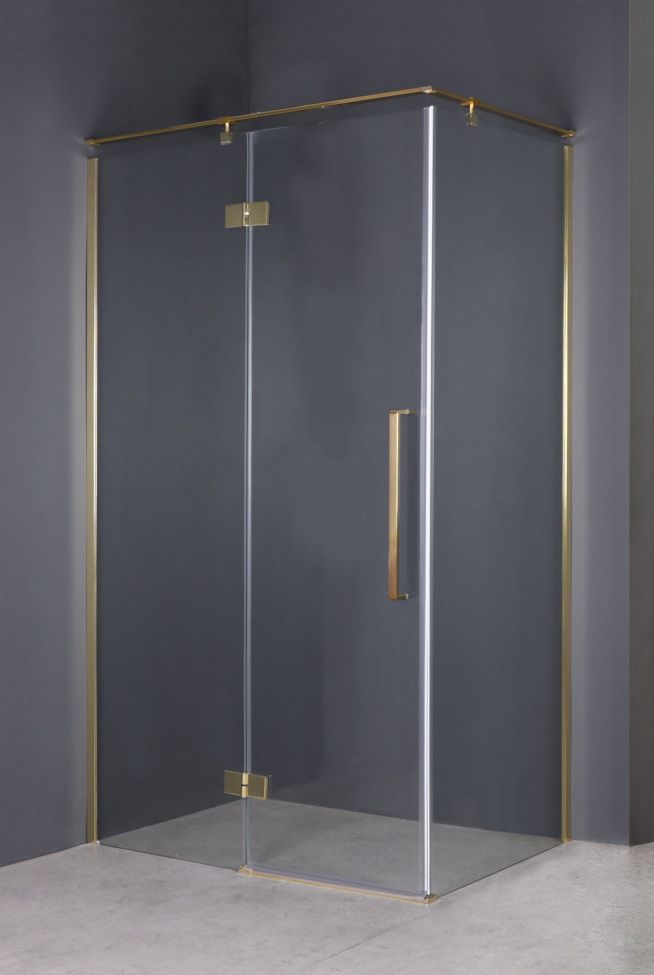 Darmowa Dostawa - Kabina prysznicowa prostokątna 120x90 cm złoty Sea-Horse Fresh Line BK248T0912ZL