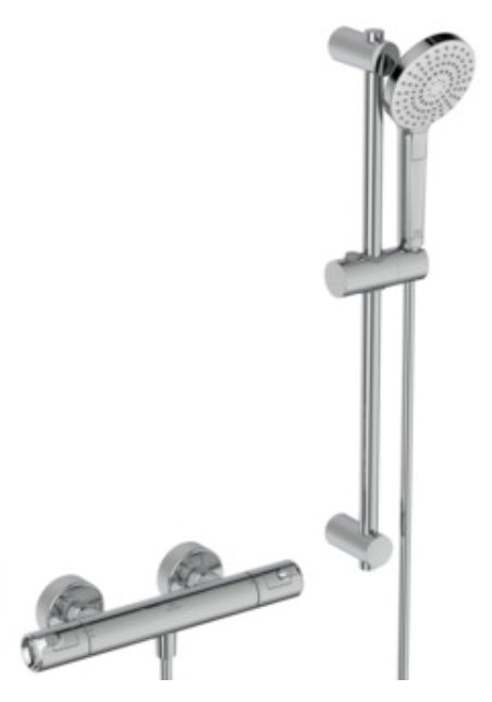 Darmowa Dostawa - Bateria prysznicowa ścienna termostatyczna chrom Ideal Standard Ceratherm A7217AA