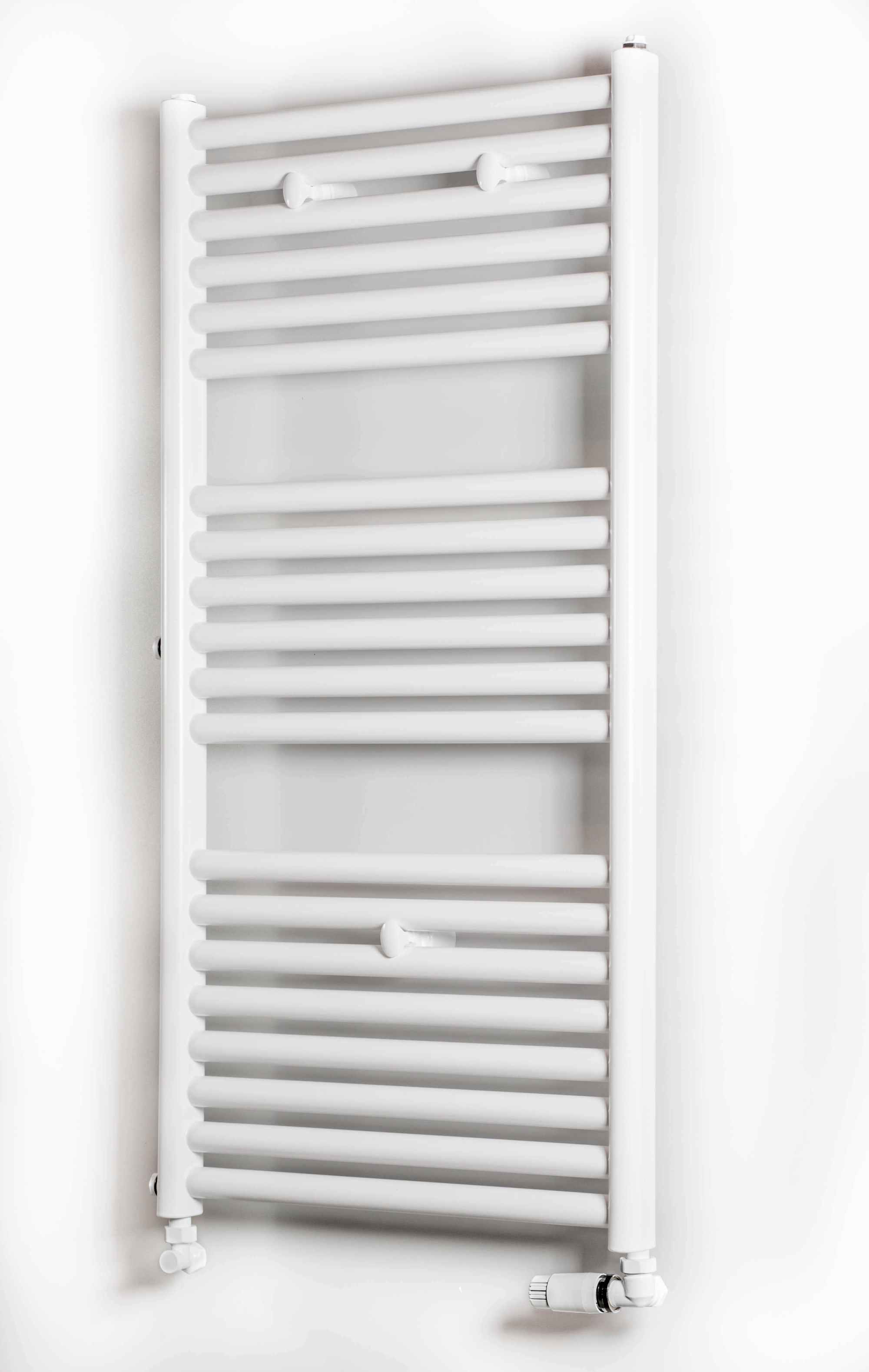 Darmowa Dostawa - Grzejnik łazienkowy dekoracyjny 102.6x50 cm biały Luxrad Mars MAR102605009003