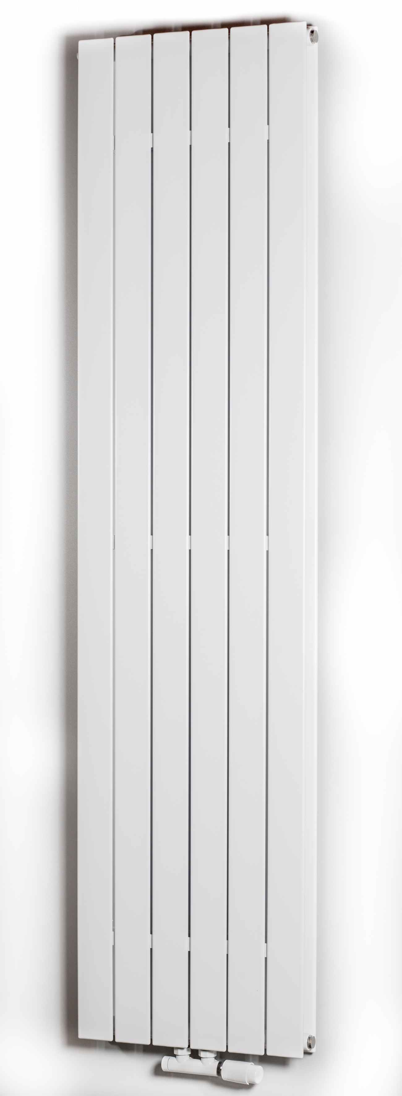 Darmowa Dostawa - Grzejnik dekoracyjny 180x44.5 cm podłączenie dolne biały Luxrad Niagara Podwójna NIAP180004459003ZDC