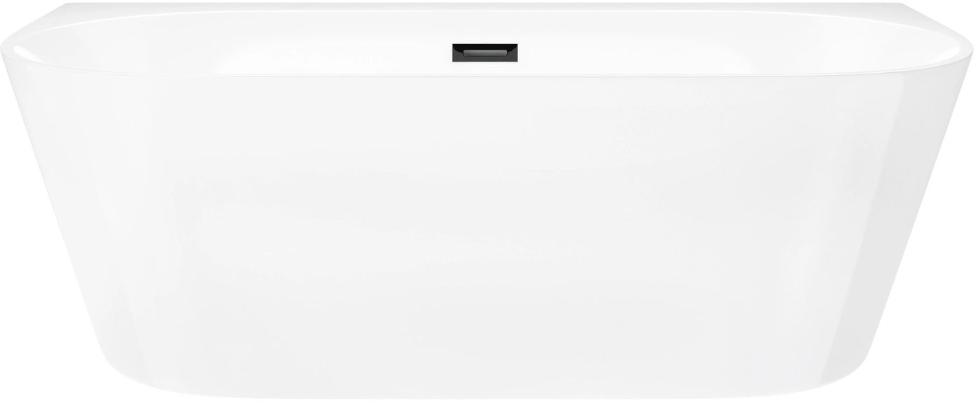 Darmowa Dostawa - Wanna przyścienna 170x80 cm owalna biała Corsan Mono E030XLGM