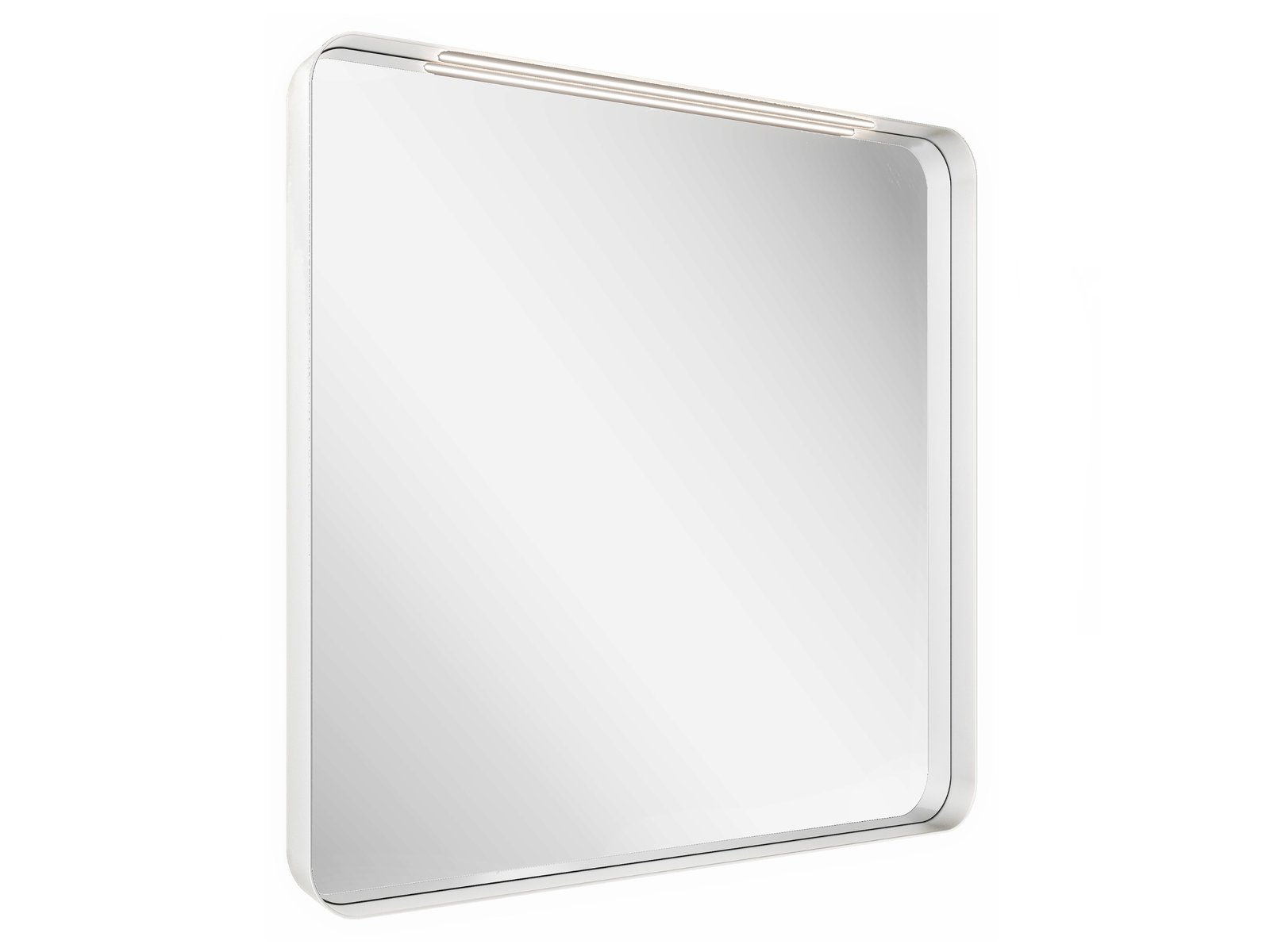 Darmowa Dostawa - Lustro 80.6x70.6 cm prostokątne z oświetleniem biały Ravak Strip X000001567