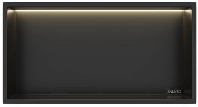 Darmowa Dostawa - Półka wnękowa 60 cm czarna Balneo Wall Box B01010201092