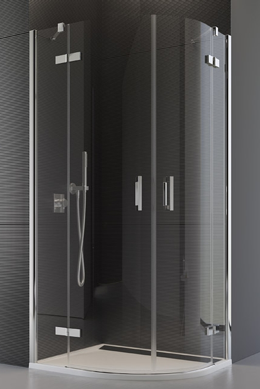 Darmowa Dostawa - Kabina prysznicowa półokrągła 90x90 cm chrom Ronal Pur PU4P550901007