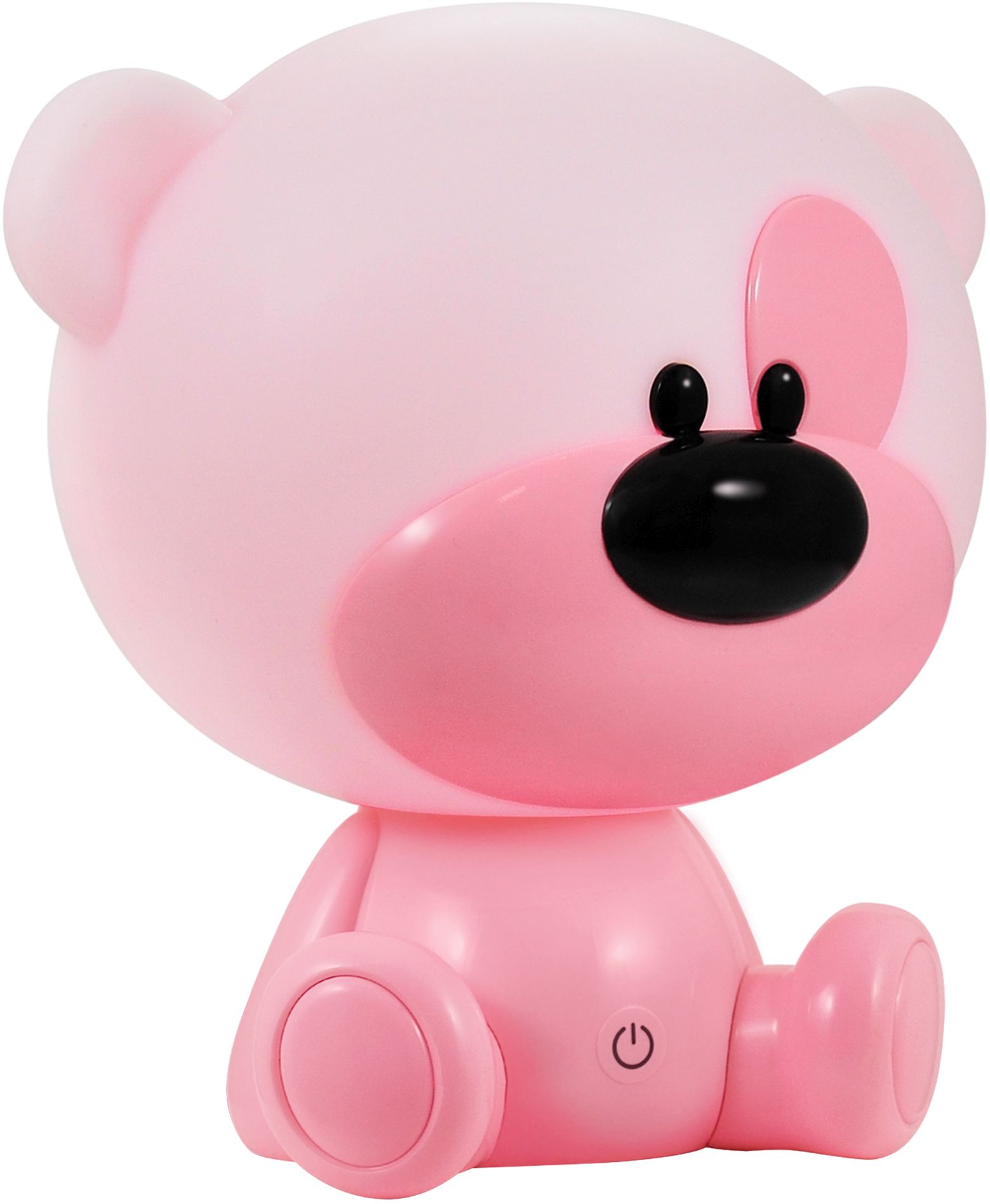 Darmowa Dostawa - Lampka nocna dziecięca 1x2.5 W różowa Goldlux Miś Bibi 327185