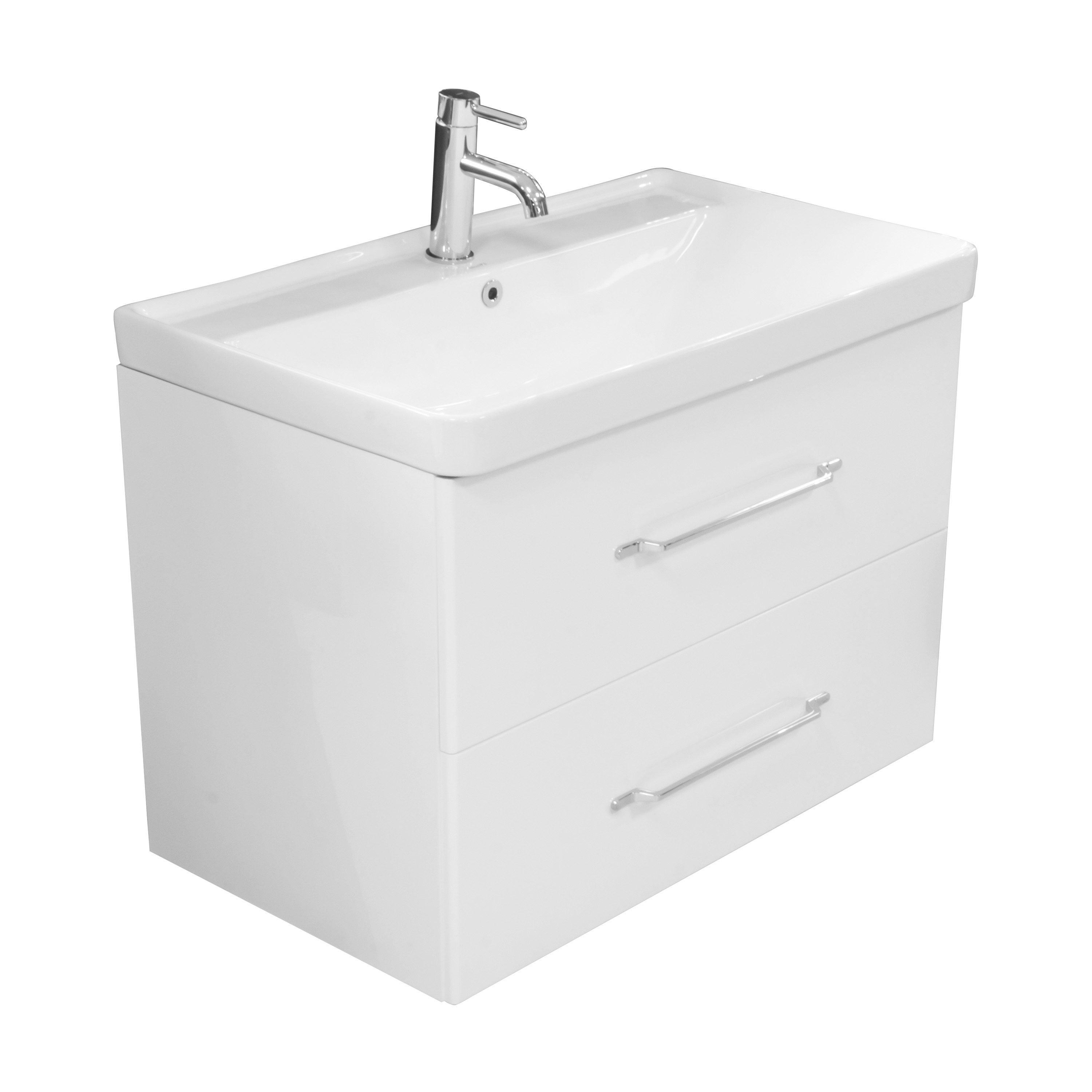 Darmowa Dostawa - Szafka z zestawu łazienkowego wisząca podumywalkowa 80x45.7 cm LaVita Nevada 5900378309222