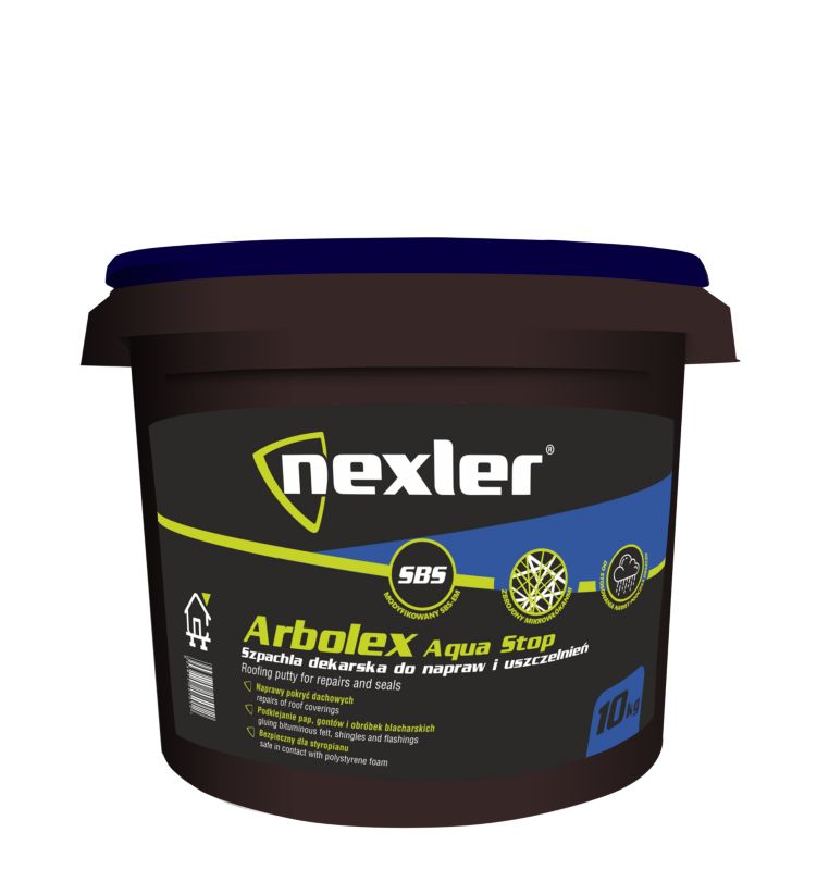 Szpachla dekarska do napraw Nexler Arbolex Aquastop 10 kg