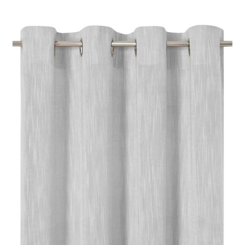 Firana GoodHome Lurex 140 x 260 cm biało-srebrna