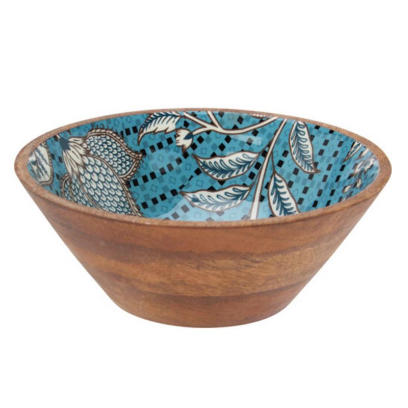 Misa z mango Koopman drewniana z dekoracyjnym nadrukiem 25 cm 1 szt.