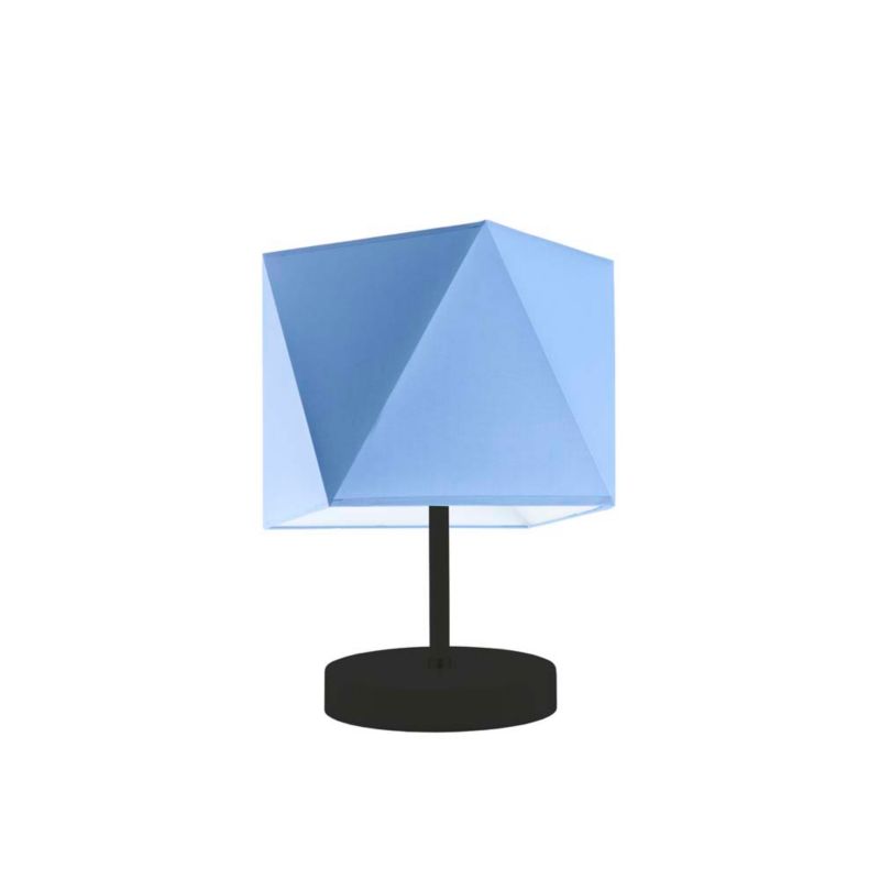 Lampka Nocna Volta Light Factory Picolo Abażur Niebieski Diament 1xE27 1szt.