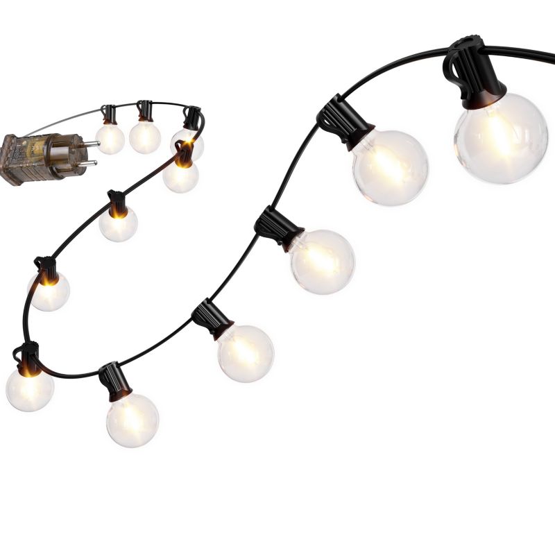 Girlanda ogrodowa Bauerkraft, łańcuch świetlny, 30 x LED 20m 9 trybów 1 szt.