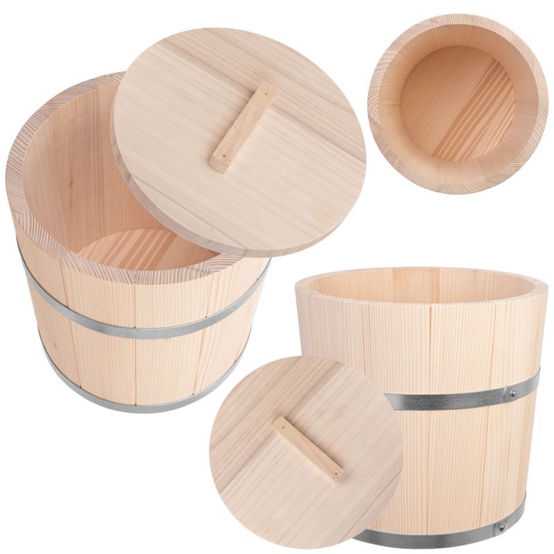 Beczka drewniana do kiszenia KADAX 15 l, 1 szt.