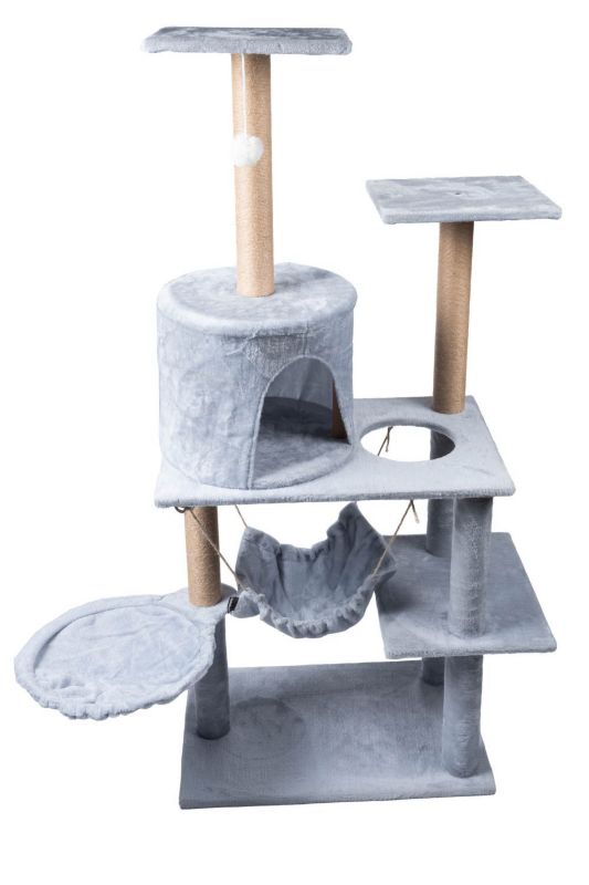 Drapak dla kota Bauerkraft legowisko 5 poziomów szary 1 szt.