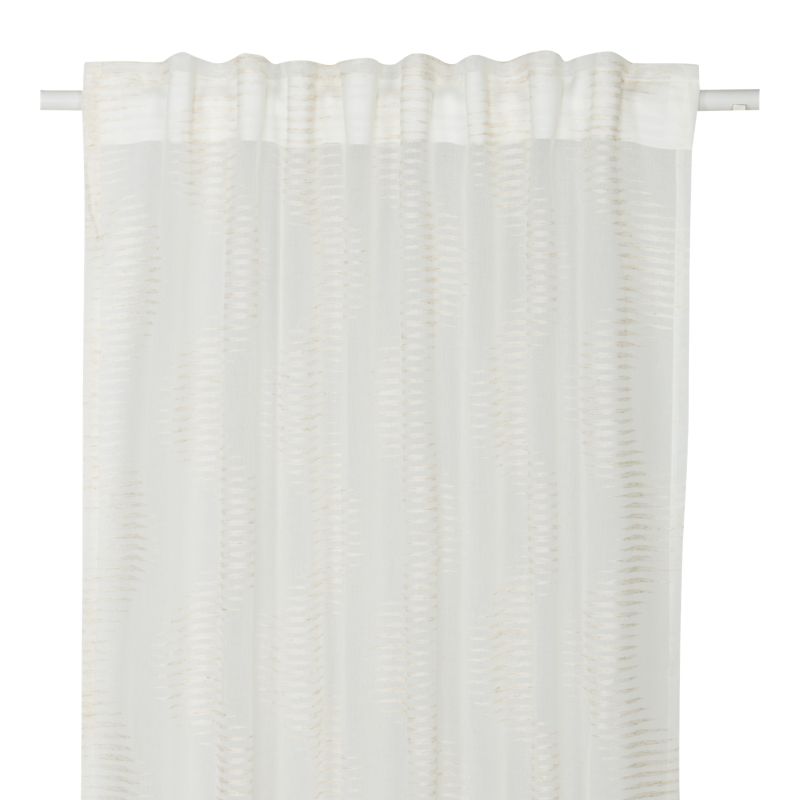 Firana GoodHome Flame 140 x 300 cm biała