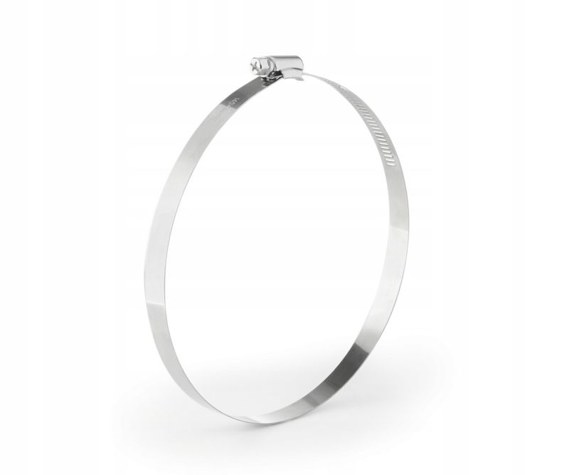 Opaska zaciskowa Polax ślimakowa 140 160 mm STAL NIERDZEWNA 10 szt.