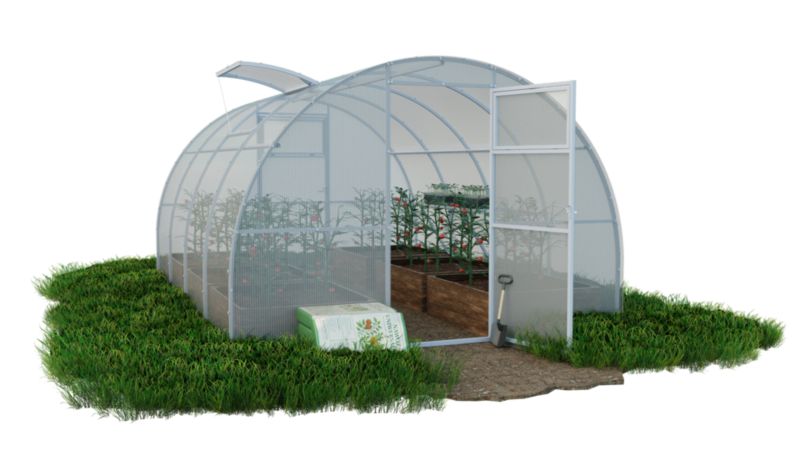 Szklarnia ogrodowa Tunel 3x6 m profile 20x20 poliwęglan 6mm - Szklarnia z poliwęglanu 1 szt