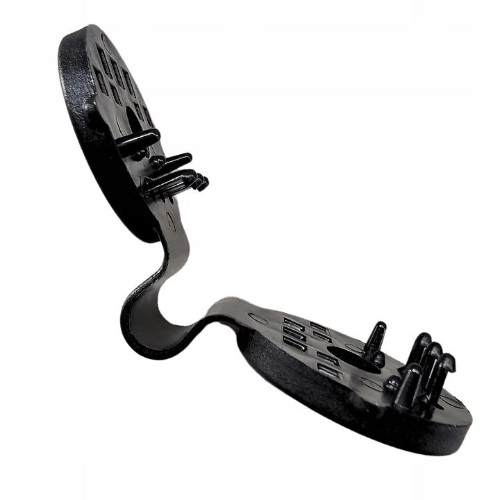 Klipsy Ogrodowy Młyn zaczepy do siatki cieniującej osłon czarne UV szybki montaż 50 szt