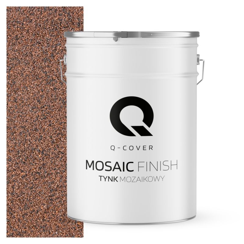 Tynk Mozaikowy Q-Cover Brązowy ciemny M73 25KG
