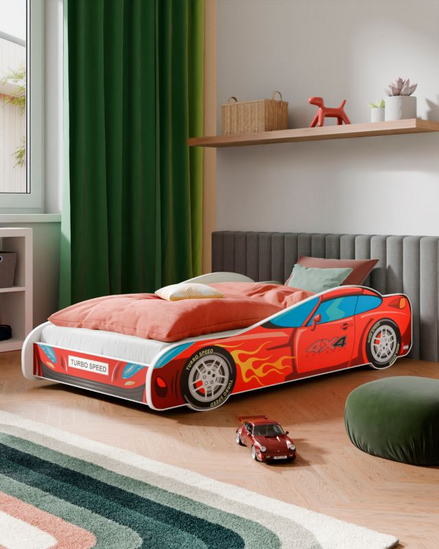 Łóżko dziecięce Kob auto 4x4 140x70 1 szt.