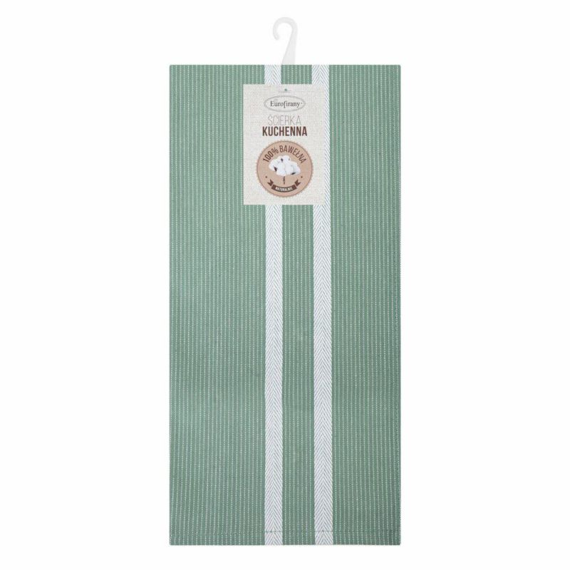 Ścierka kuchenna OLIVIA/10 Eurofirany 50x70 cm zielona bawełna 1 szt.