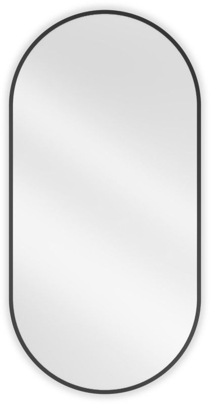 Lustro łazienkowe Mexen Loft owalne czarne 100x50 cm 1 szt.