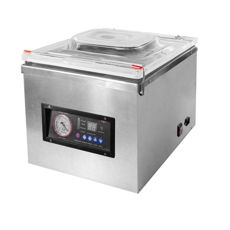 Pakowarka Mega-M zgrzewarka próżniowa 1-komorowa Mega-M zgrzew 32cm wydajność 10m3/h 1-listwa do sklepu gastronomii