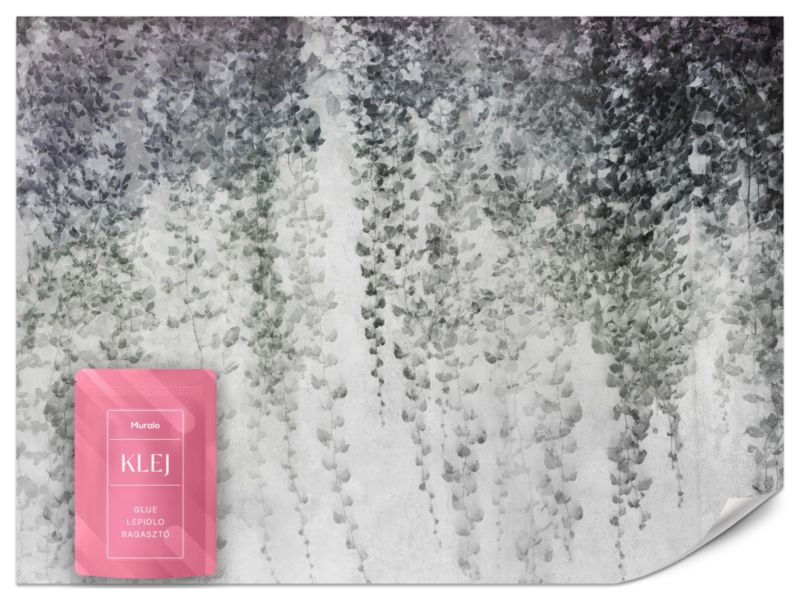 Fototapeta Muralo Beton Mural Liście 300x210 cm 1szt.