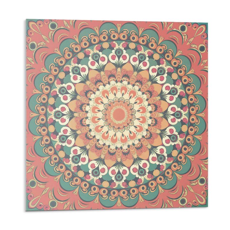 Kafelki samoprzylepne Wallfluent 20x20 cm Motyw mandali z subtelnymi akcentami 20 szt.