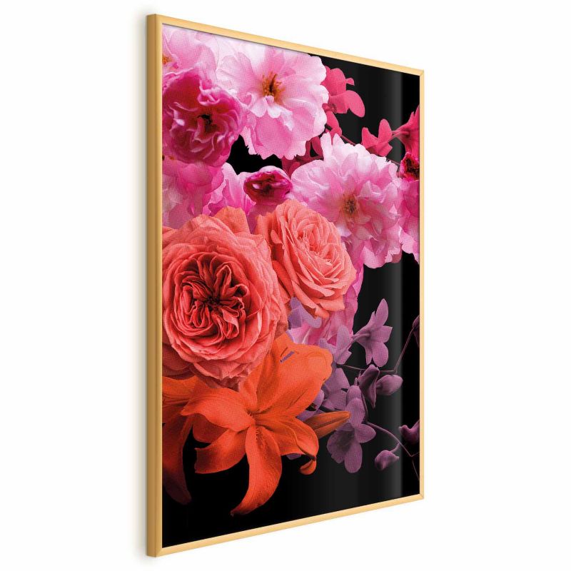 Plakat Artgeist Wiosenna bryza 40x60 cm z ramą złotą bez marginesu 1 szt