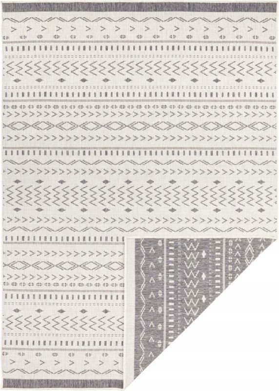 Dywan Hanse Home na taras 160x230cm,kremowo szary dwustronny płaskotkany sznurkowy 1 szt.