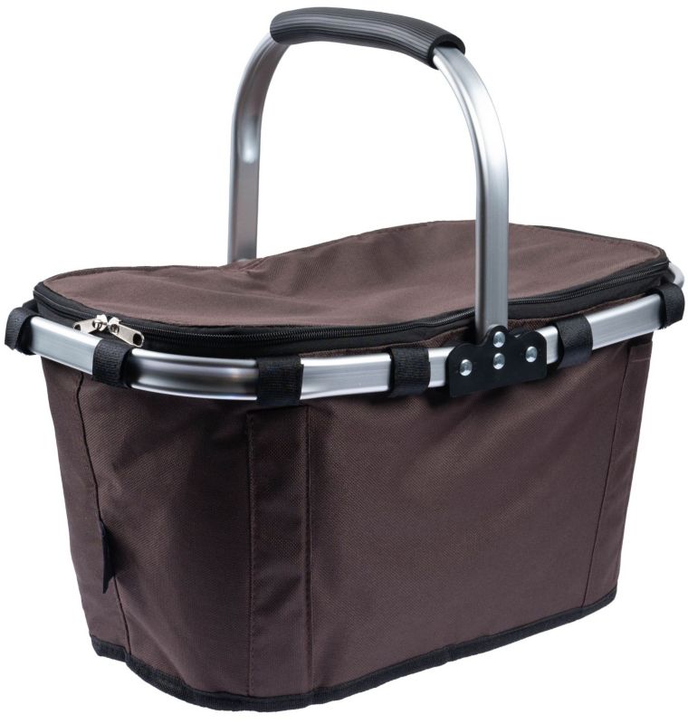 Koszyk termiczny Bauerkraft składany z 1 uchwytem wodoodporny brązowy 1szt.