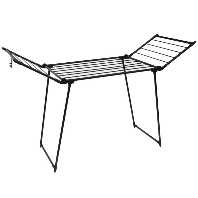 Suszarka na pranie Bauerkraft stojąca składana czarna 1 szt.