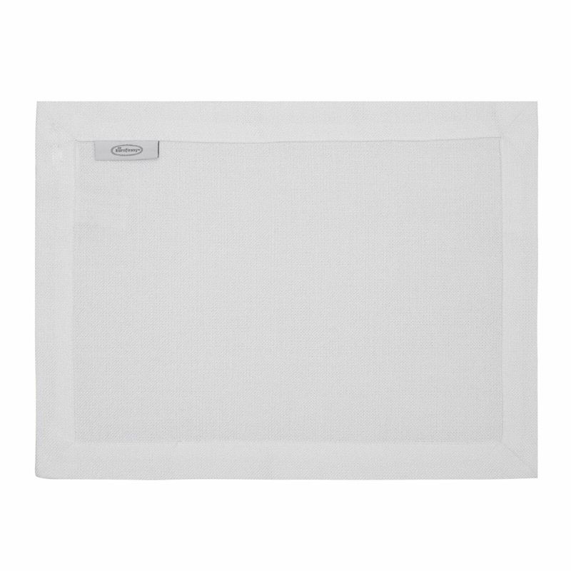 Podkładki STELLA 2 Eurofirany 30x40 cm biały zdobiony listwą 4 szt.